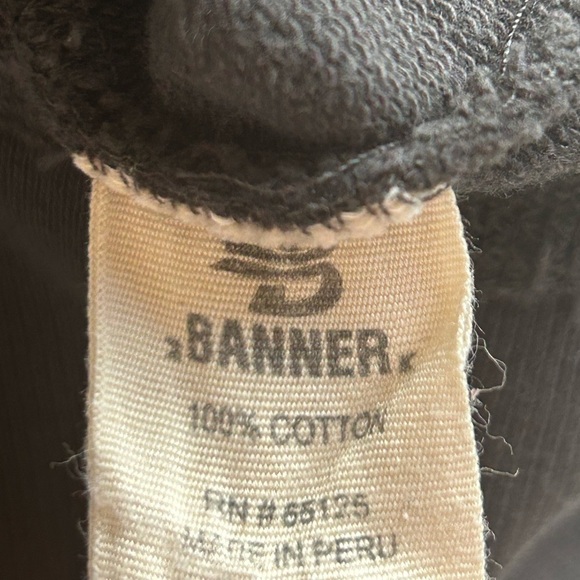 BANNER 47 Philadelphia FLYERS Full Zip Hooded Sweatshirt, Grey + Orange, Size M - Picture 4 of 6